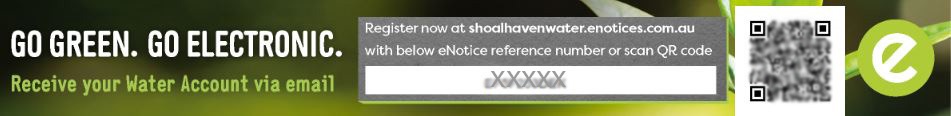 Sample of eNotice reference number location